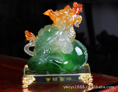 招財納福，如意歸來——熱銷仿玉樹脂工藝品龍龜貔貅鑒賞